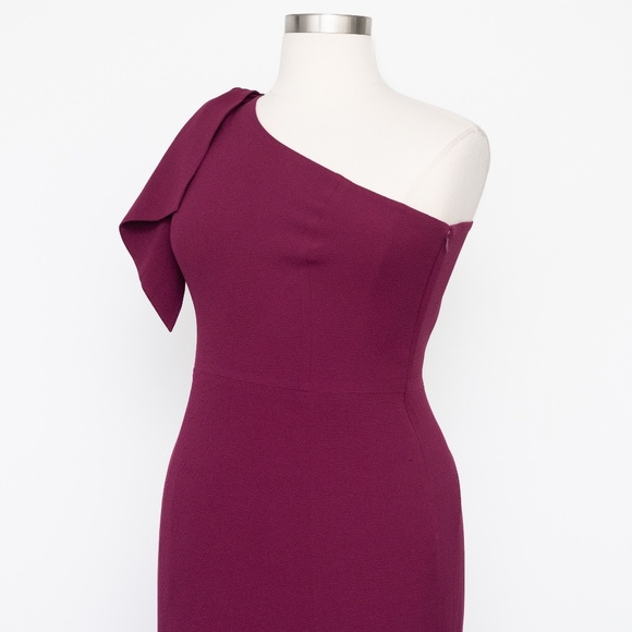 Dress the Population Georgina One Shoulder Bow Gown - Picture 10 of 15